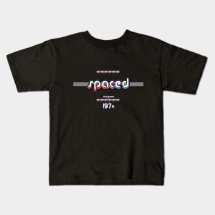 Spaced 1970 ColorGroove Retro-Rainbow-Tube nostalgia (wf) Kids T-Shirt